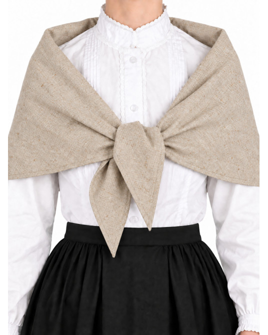 Pañuelo Aldeana Grande Beige  - Pañuelos Trajes Regionales