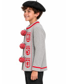 Mendigoizale - Kaiku de niño Gris y rojo - Trajes regionales vascos