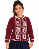 Mendigoizale - Kaiku de niña Granate - Chaquetas Vascas