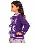 Mendigoizale - Kaiku de niña Morado y Lila - Trajes regionales vascos