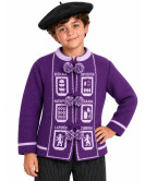 Mendigoizale - Kaiku de niño Morado y Lila - Trajes regionales vascos