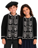 Mendigoizale Infantil Provincias Negro - Chaquetas y Kaikus