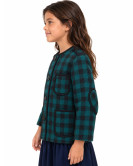Kaiku Verde Cuadros de niña - Chaquetas Trajes Vascos