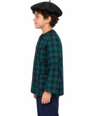 Kaiku Verde Cuadros de niño - Chaquetas Trajes Vascos