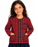 Kaiku - Lekeitiarra Roja Cuadros niña - Chaquetas Vascas