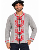 Mendigoizale - Kaiku de chico Gris y Rojo - Trajes regionales vascos