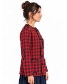 Kaiku Roja Cuadros de Chica - Chaquetas Trajes Vascos