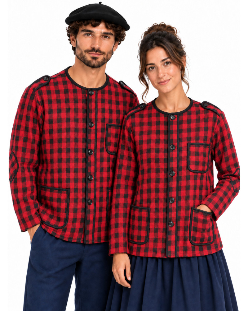 Kaiku - Lekeitiarra Adulto Roja - Chaquetas Vascas