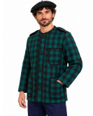 Kaiku Verde de cuadros Hombre - Chaquetas Trajes Regionales Vascos