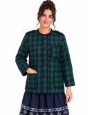 Kaiku Verde de cuadros Mujer - Chaquetas Trajes Regionales Vascos