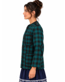 Kaiku Verde Cuadros de Mujer - Chaquetas Trajes Vascos