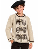 Mendigoizale - Kaiku de niño Beige y Marron - Chaquetas Vascas