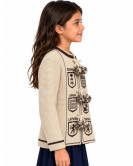 Mendigoizale - Kaiku de niña Beige y Marron - Trajes regionales vascos