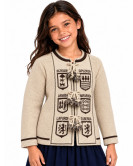 Mendigoizale - Kaiku de niña Beige y Marron - Trajes regionales vascos