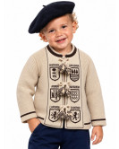 Mendigoizale - Kaiku para bebe niña Beige y Marron - Trajes regionales vascos