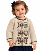 Mendigoizale - Kaiku para bebe niña Beige y Marron - Trajes regionales vascos