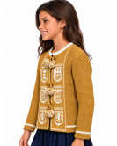 Mendigoizale - Kaiku de niña Ocre Amarillo - Trajes regionales vascos