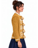Mendigoizale - Kaiku Ocre Amarillo mujer - Trajes regionales vascos