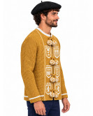 Mendigoizale - Kaiku Ocre Amarillo Hombre - Trajes regionales vascos
