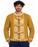 Mendigoizale - Kaiku Ocre Amarillo Hombre - Chaquetas Vascas
