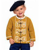 Mendigoizale - Kaiku para bebe niño Ocre Amarillo - Trajes regionales vascos