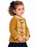 Mendigoizale - Kaiku para bebe niña Ocre Amarillo - Trajes regionales vascos