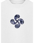 Camiseta Bebe Lauburu Cuadros Bordado – Trajes Regionales Vascos