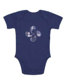 Body Lauburu Bordado Bebe Azul Marino