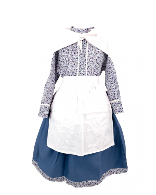 Conjunto Casera Niña Azul Oscuro Laida
