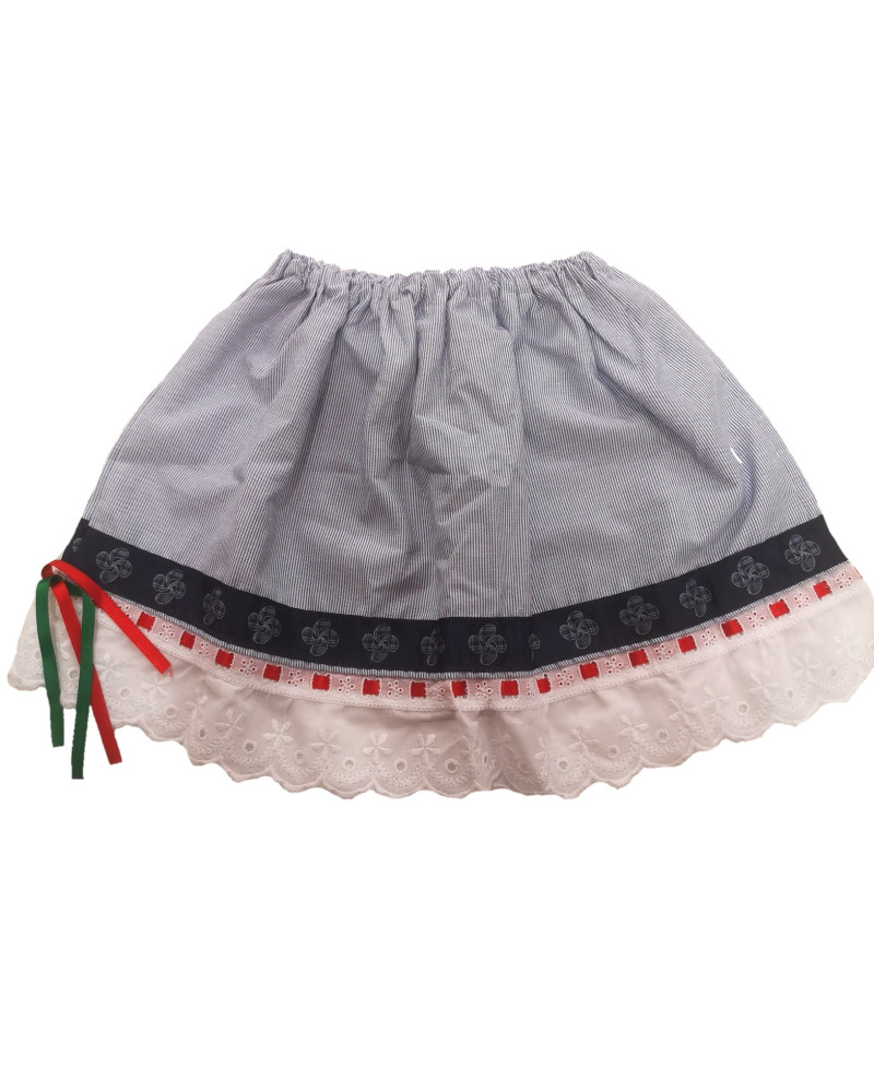 Falda de Bebe Mil Rayas