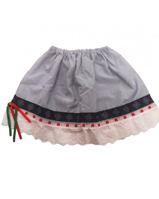 Falda de Bebe Mil Rayas