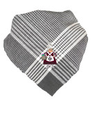 Pañuelo de Mari Domingi cuadros negro