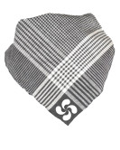 Pañuelo de Lauburu cuadros negro