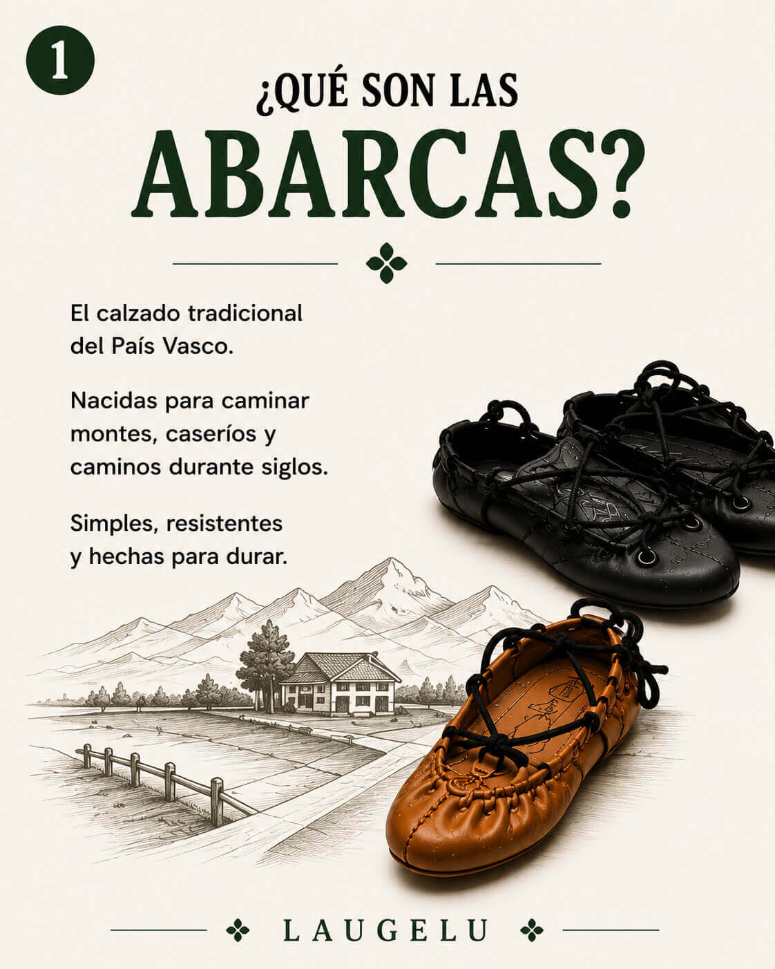 abarcas trajes regionales vascos - Laugelu Euskal Jantziak