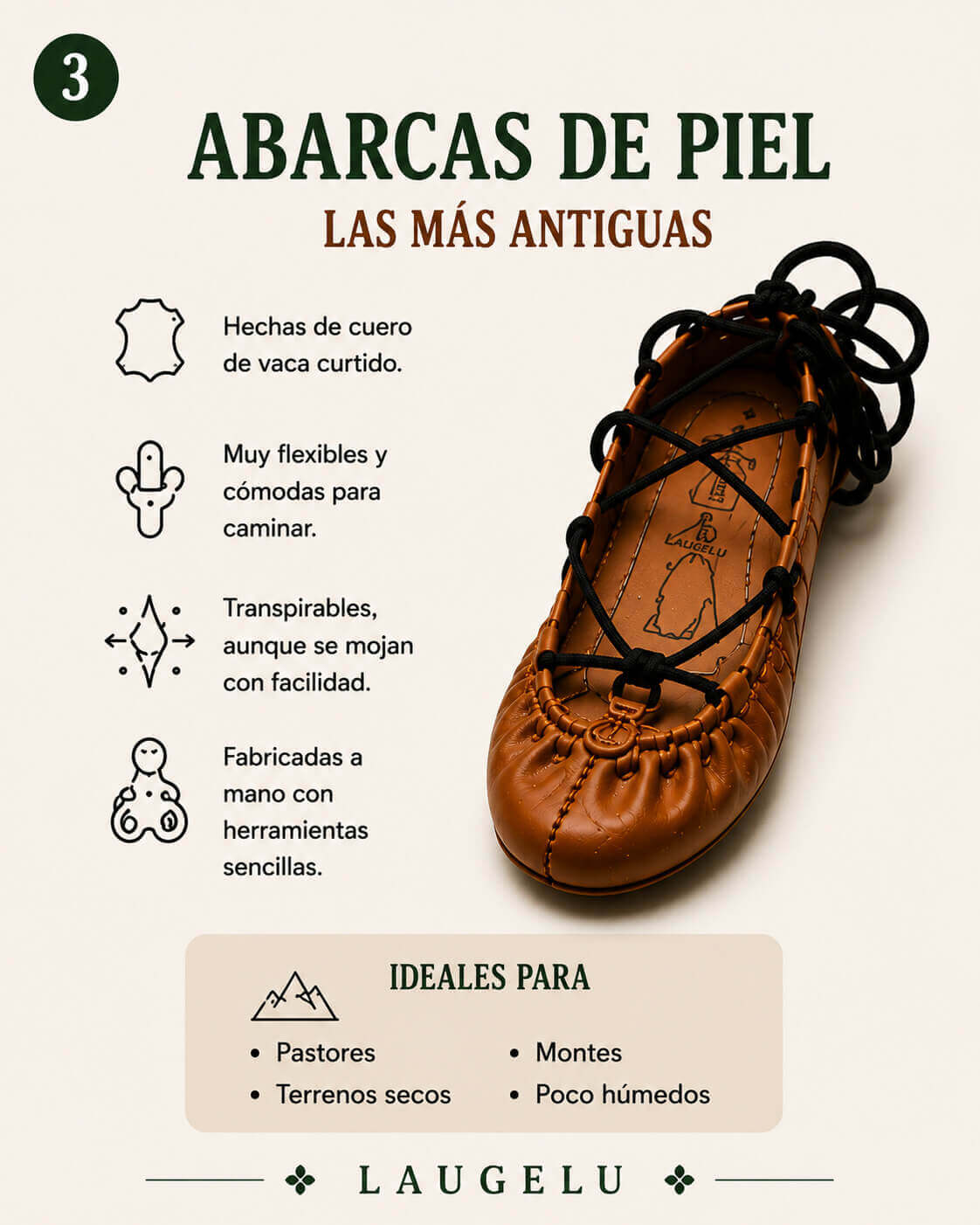 Abarcas o abarkas piel trajes regionales vascos
