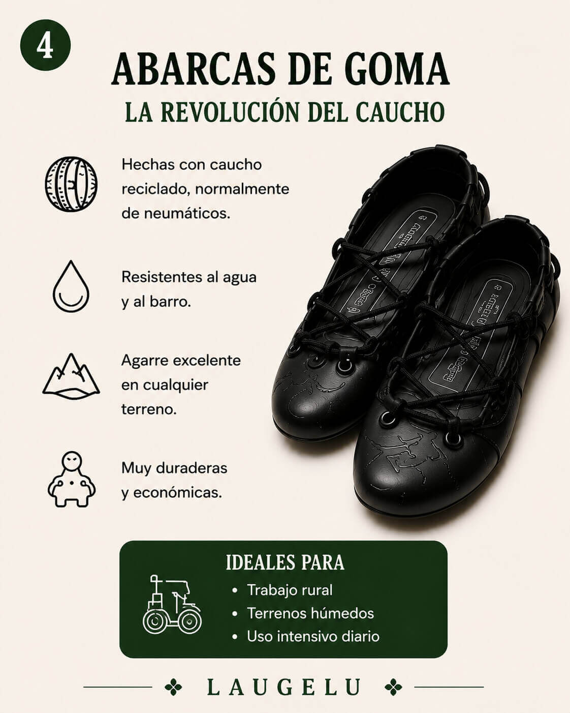 Abarcas o abarkas goma trajes regionales vascos